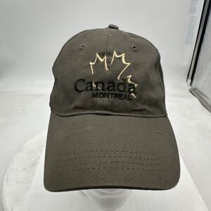 Montreal Canada Maple Leaf Logo Adjustable Adult Baseball Cap Hat